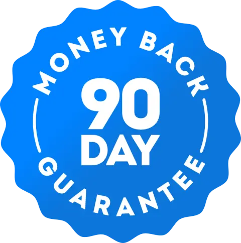Mitolyn official website 90 day money back guarantee badge